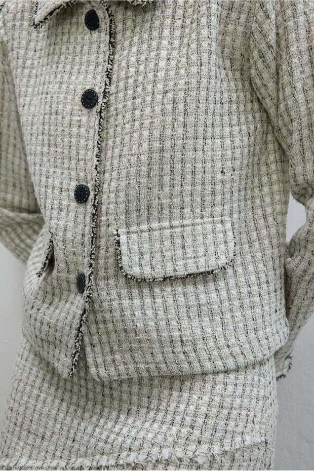 TÜVİT  CEKET BEYAZ - 2