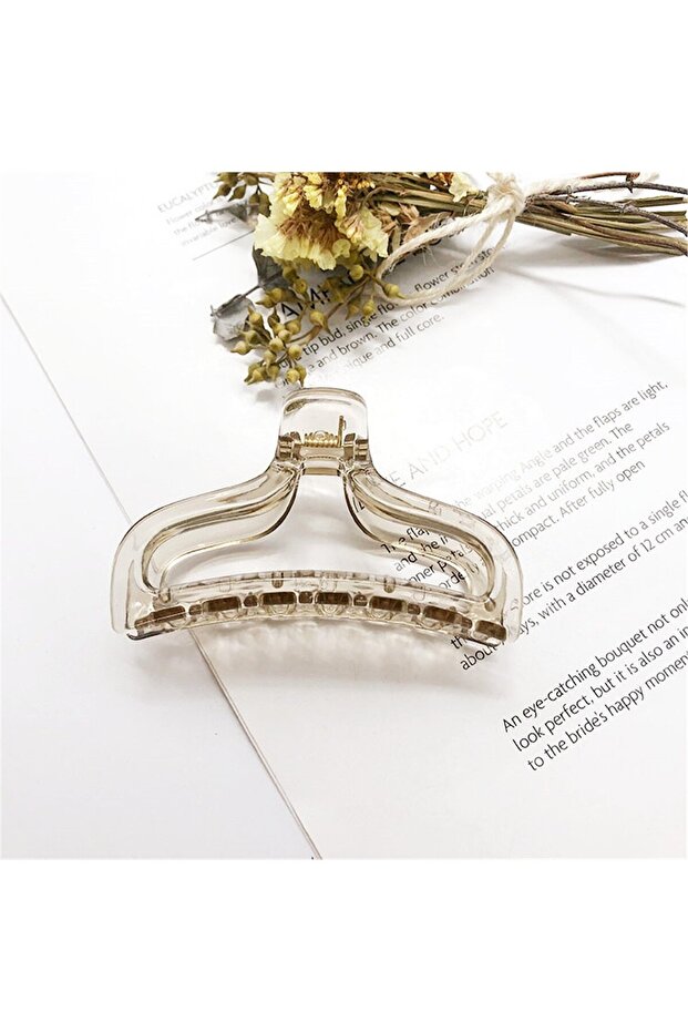 So-much Women's Transparent Latch Buckle Brown 9.5 Cm.-8