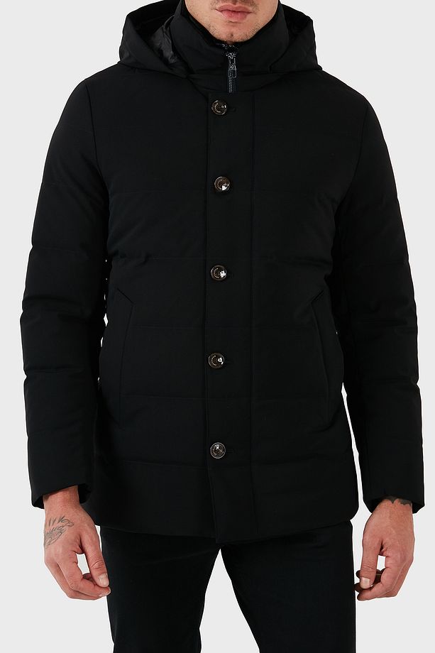 Regular Fit Astarlı Çıkarılabilir Kapüşonlu Mont Erkek MONT F07MUCX581 185 99 - 3
