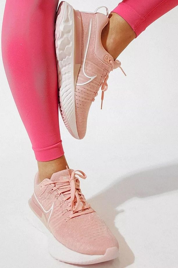 React Infinity Run Flyknit 2 Running Reflöktörlü Kadın Koşu Spor Ayakkabı Pembe - 1