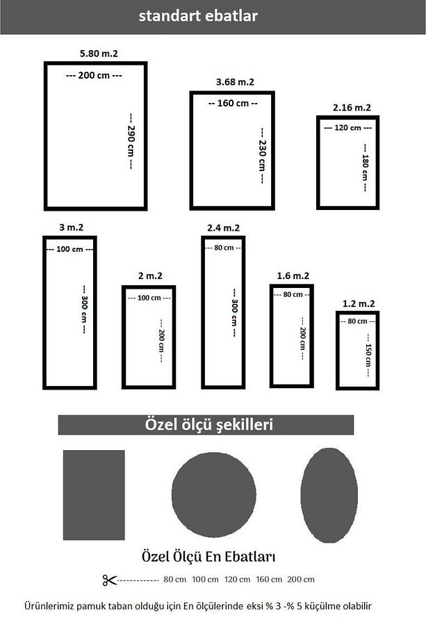 ELİT ÖZEL ÖLÇÜ YUMUŞAK YÜZEY AKRİLİK HALI 4402 P - 5