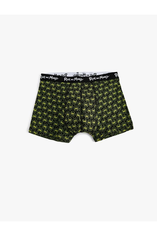 Pamuklu Lisanslı Rick and Morty 3'lü Boxer Seti - 2