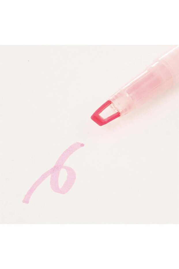 Çift Taraflı Neon Pembe Highlighter - 2