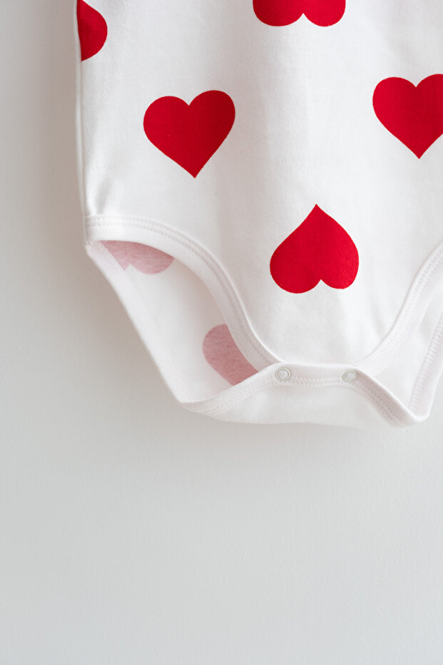 Pamuk Kalpli Uzun Kollu Bebek Body - 3