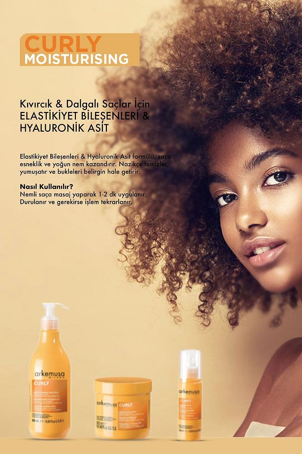 Moisturising Shampoo - Kıvırcık Ve Dalgalı Saçlar Için Nemlendirici Şampuan 500 ml - 3