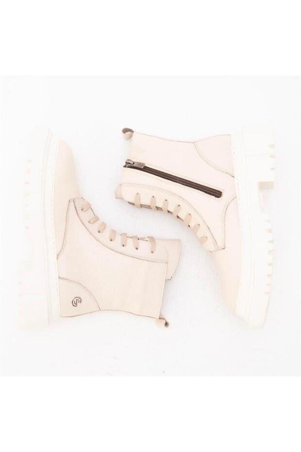 Ember Kadın Hakiki Deri Soft Taban Casual Bot K441 - 4