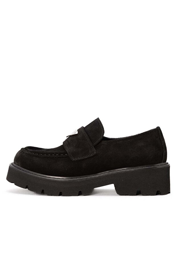 Evans Women's Genuine Suede Leather Loafers 5679-2