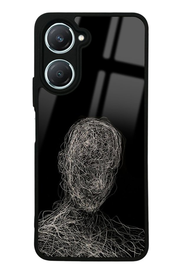 Vivo Y18 Draw Silhouette Design Glossy Phone Case