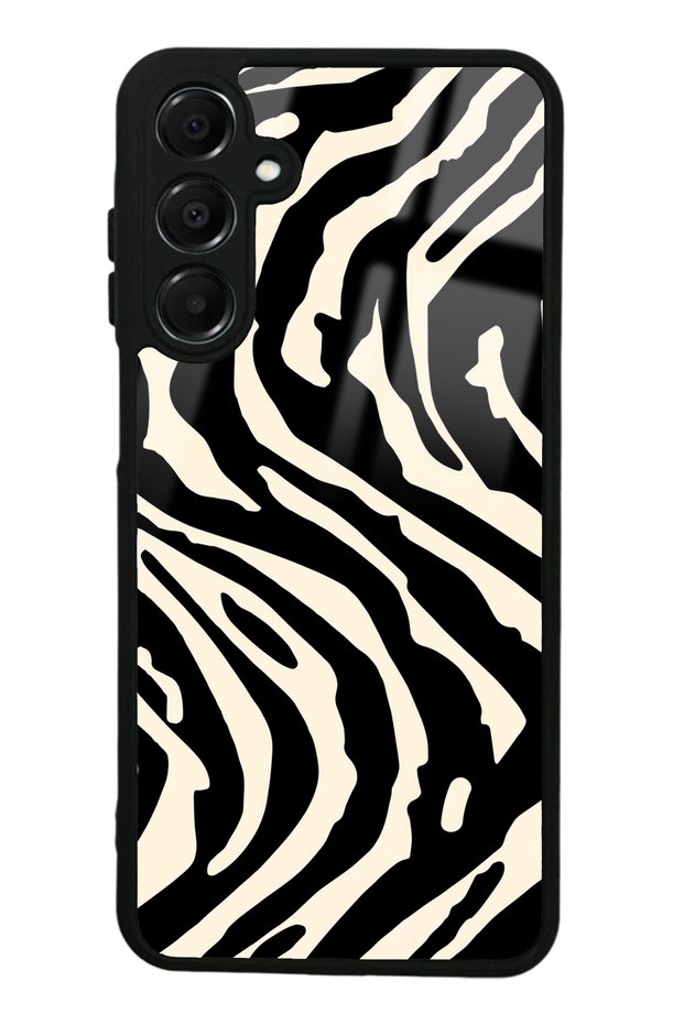 Samsung A16 Zebra Design Glossy Phone Case