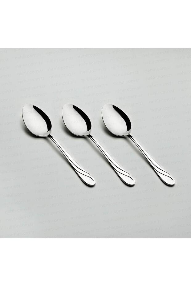 Sapphire Food Spoon - 6 Stainless Steel Food Spoon