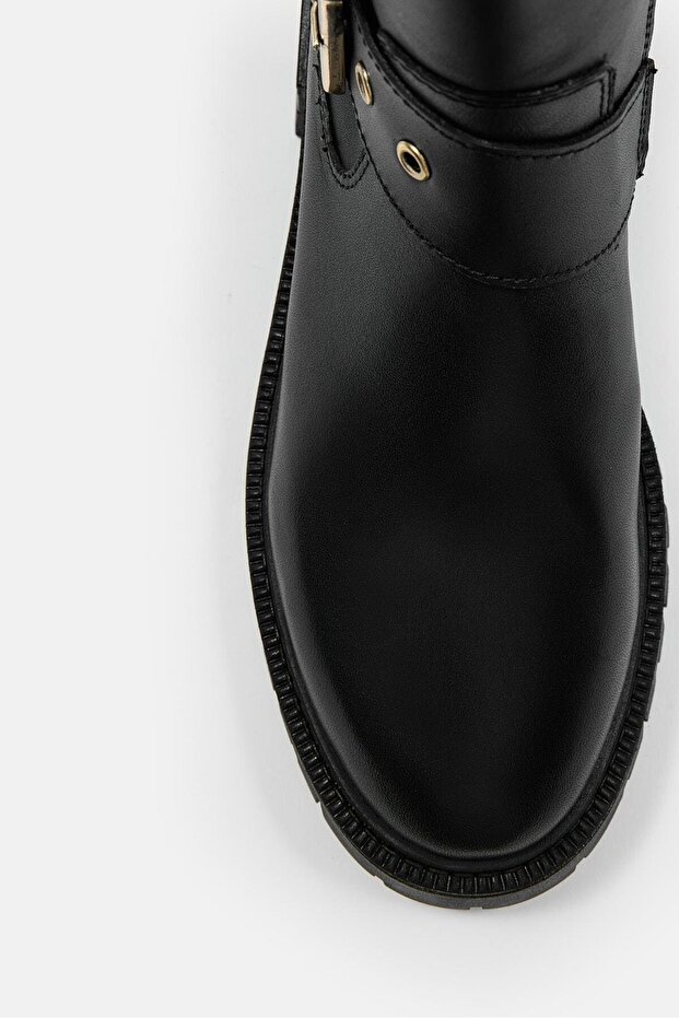 Johan Siyah Hakiki Deri Kadın Bot - 3