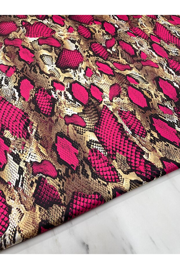 Satin Python Patterned Dress Shirt - Tivil - 4