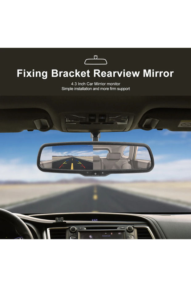 Ktydkp 4.3 Inch Car Reversing Camera with Mirror Monitor Original Special Bracket Auto Brightness ... - 5