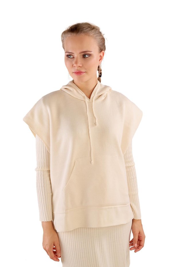 Stone Hooded Dress Set 24114
