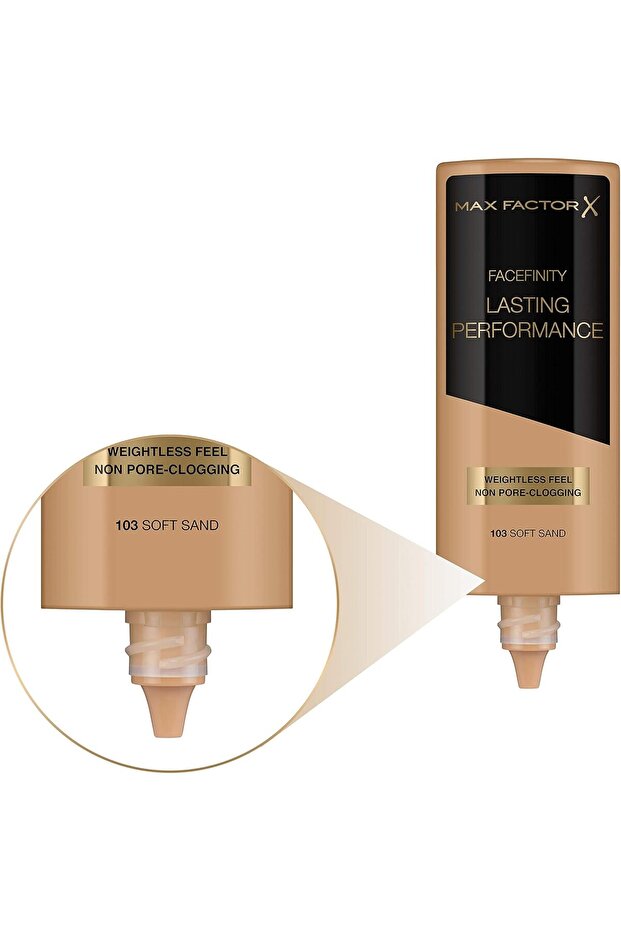 Facefinity Lasting Performance Foundation - 103 - Soft Sand, 35ml - 5