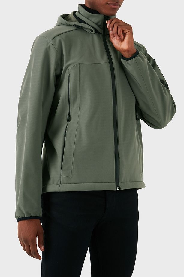 Regular Fit Su Geçirmez Çıkarılabilir Kapüşonlu Soft Shel Mont Erkek MONT 50515100 056 - 3