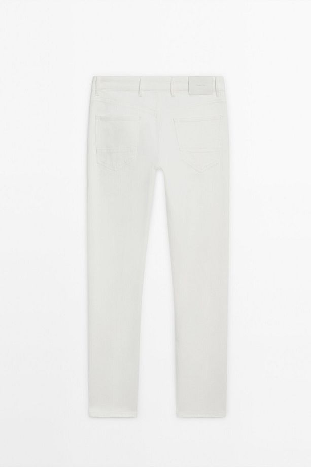 Pamuklu tapered fit jean - 8