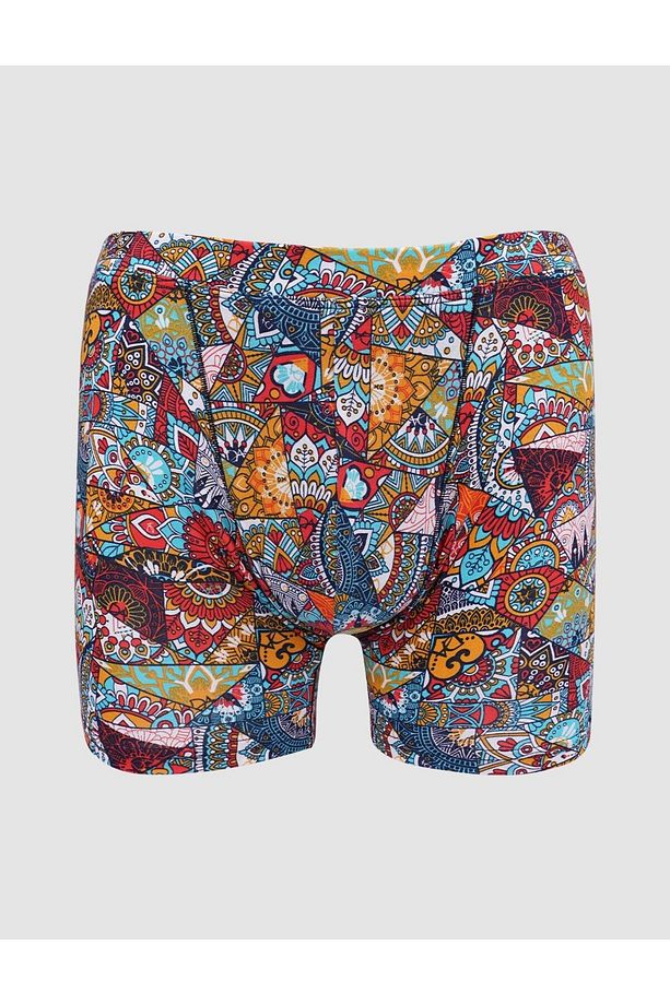 1807 Erkek Desenli Boxer - 2