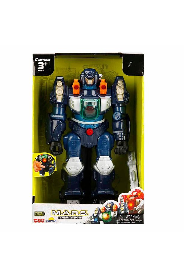 Oyuncak M.A.R.S. Sesli ve Işıklı Yürüyen Turbotron Robot 30 Cm S00006175 - 4