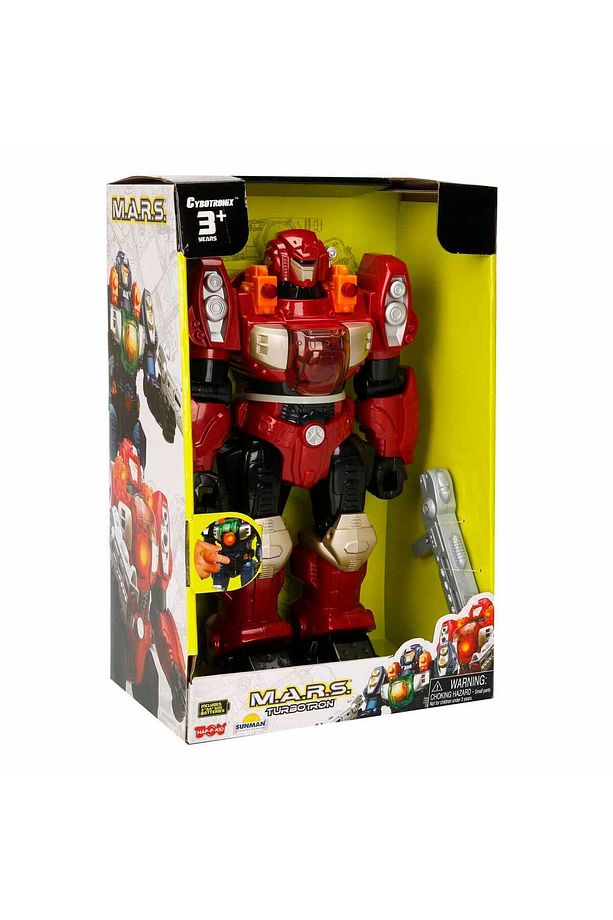 Oyuncak M.A.R.S. Sesli ve Işıklı Yürüyen Turbotron Robot 30 Cm S00006175 - 5