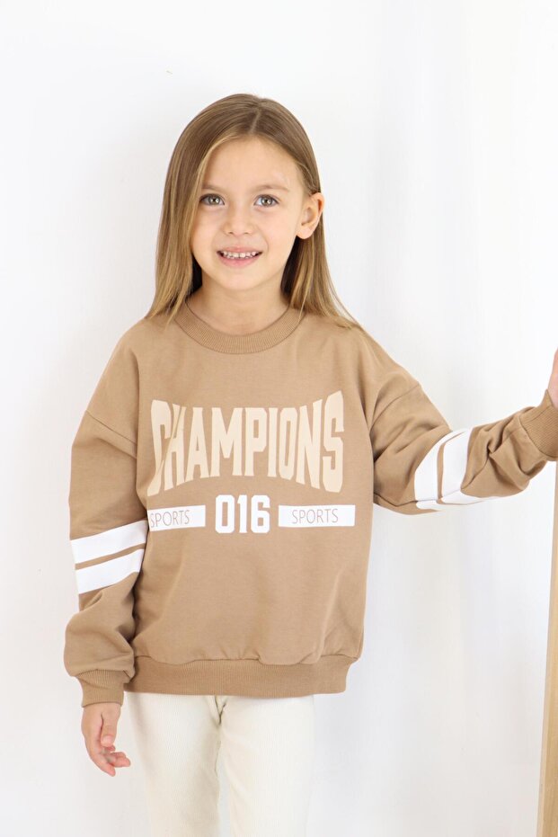 Champions Baskılı Sweat - 1