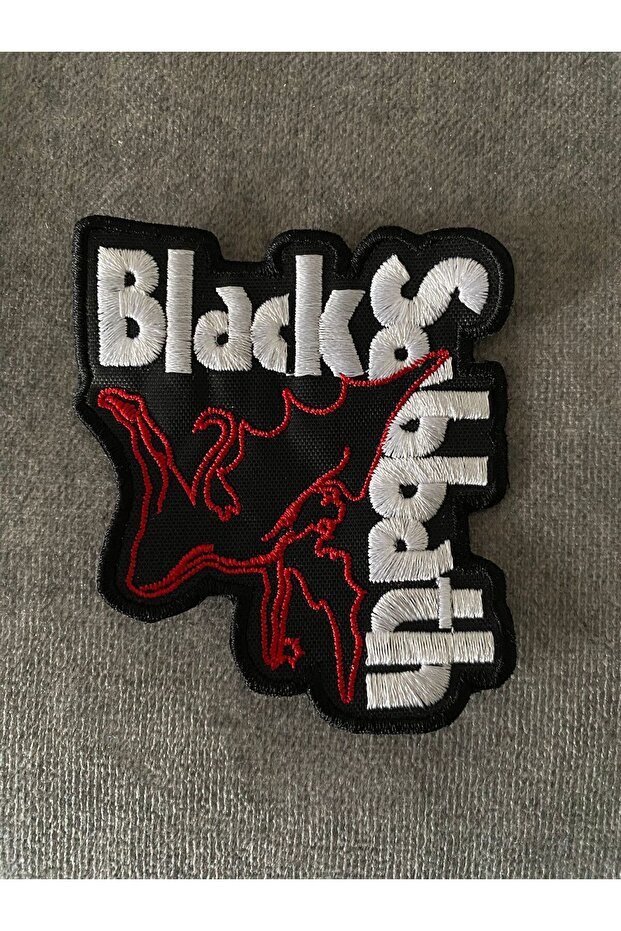 رقعة سبت سوداء معدنية قابلة للخياطة - 1