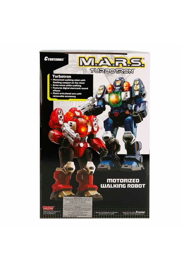 Oyuncak M.A.R.S. Sesli ve Işıklı Yürüyen Turbotron Robot 30 Cm S00006175 - 6