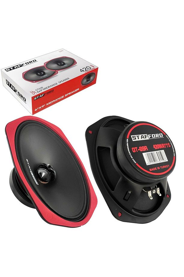 Stafford Gt69r 420 Watt 140 Rms Midrange Oval Hoparlör Oto Araba Hoparlör  2 Adet - 1