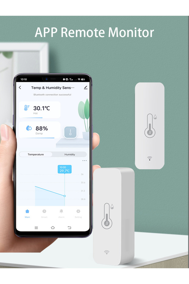 Tuya Smart Temperature Humidity Sensor Mini 2023 New Upgrade Bluetooth-Compatible APP Remote Cont... - 7