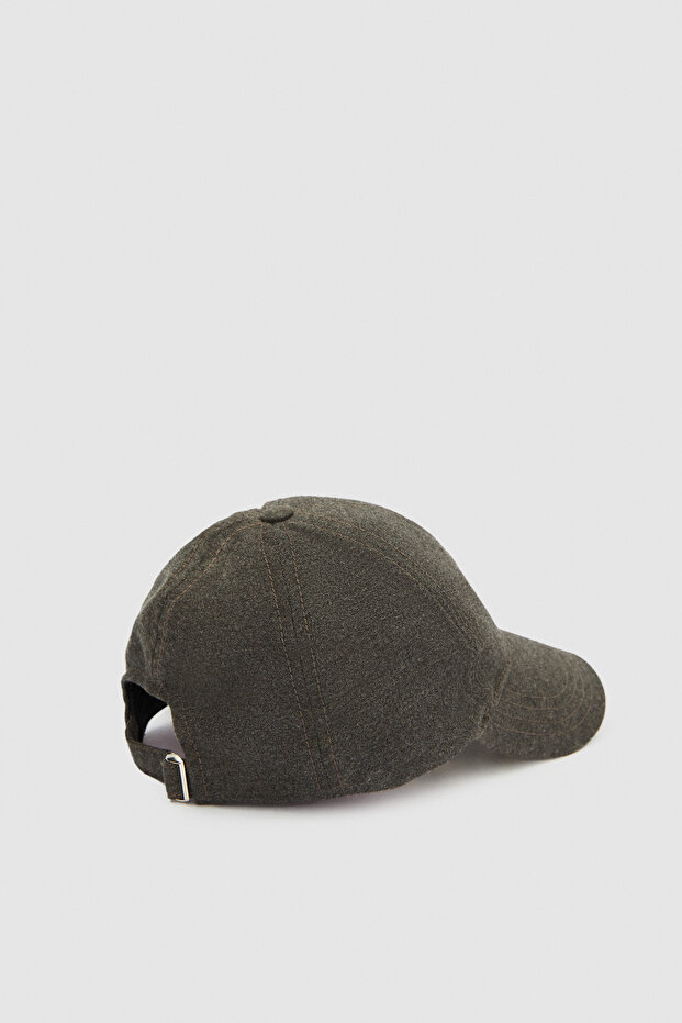 Brown Plain Hat - 2