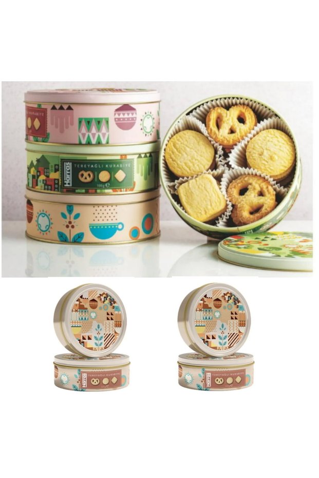 Butter Cookies Canister 225 g (2 Boxes 450g)