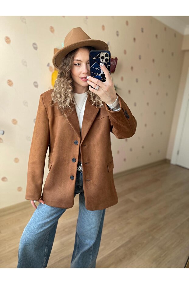 TABA SÜET CEKET - 1