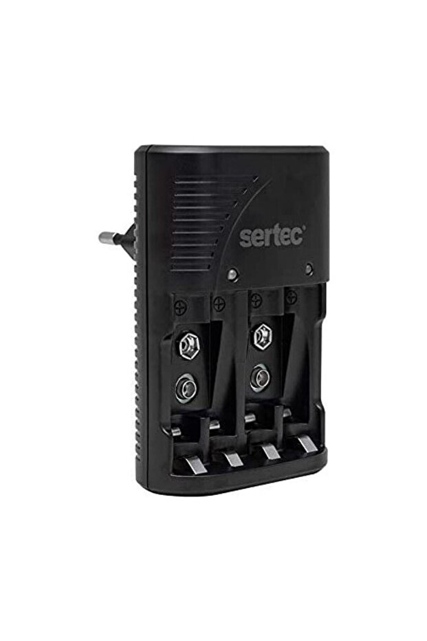 powerextra Sertec Stc-9v 9v Pil- Aa Kalem-aaa Ince Kalem Şarj Cihazı