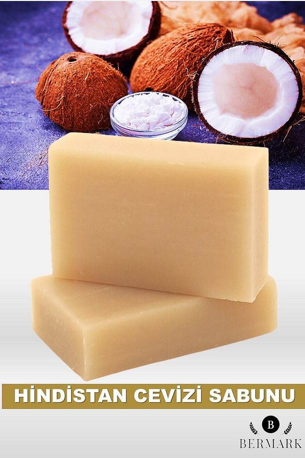 Bitkisel Yağlı Ve Gliserinli, Hindistan Cevizli Bitkisel Sabun, Vegan 100 gr - 1
