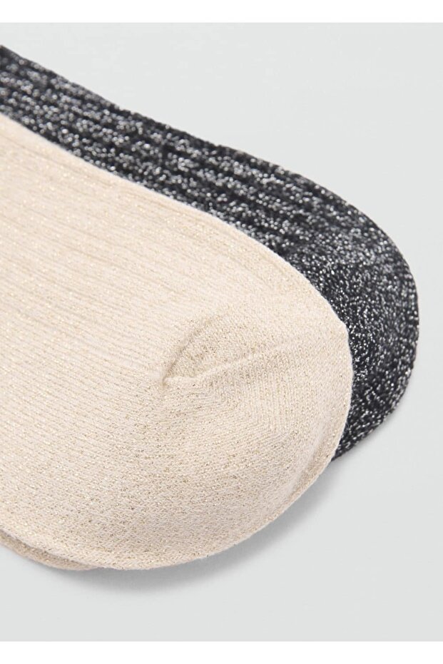 2'li Fitilli Simli Çorap Seti - 3