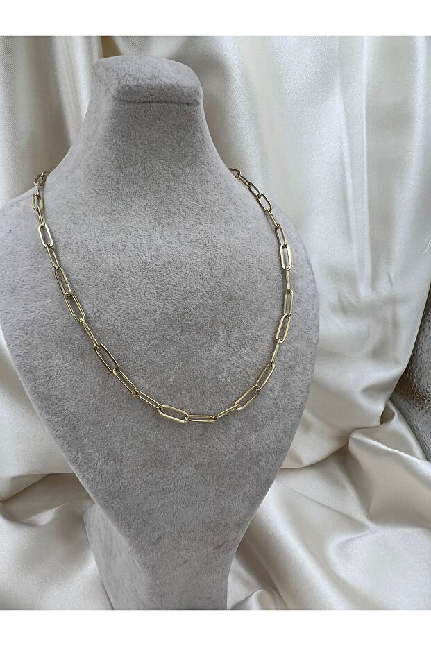 Çelik Ataç Zincir Kolye - 1