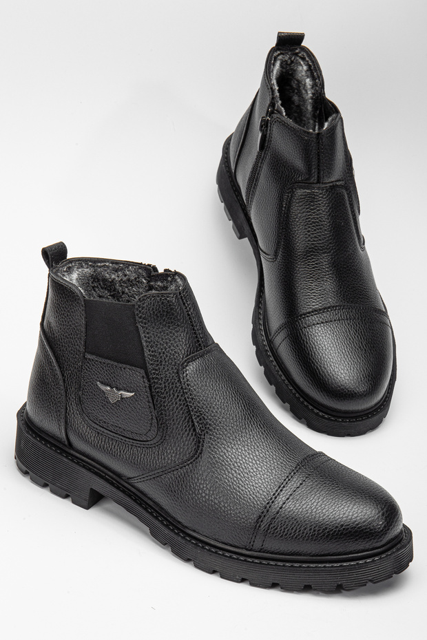 Water & Cold-Resistant Winter Fur-Trimmed Zip-Up Outdoor Boots