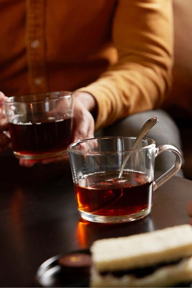 Cam Kupa Seti \ 2'li Set \ 360 ml \ 10 Cm Mantar Altlık - 4