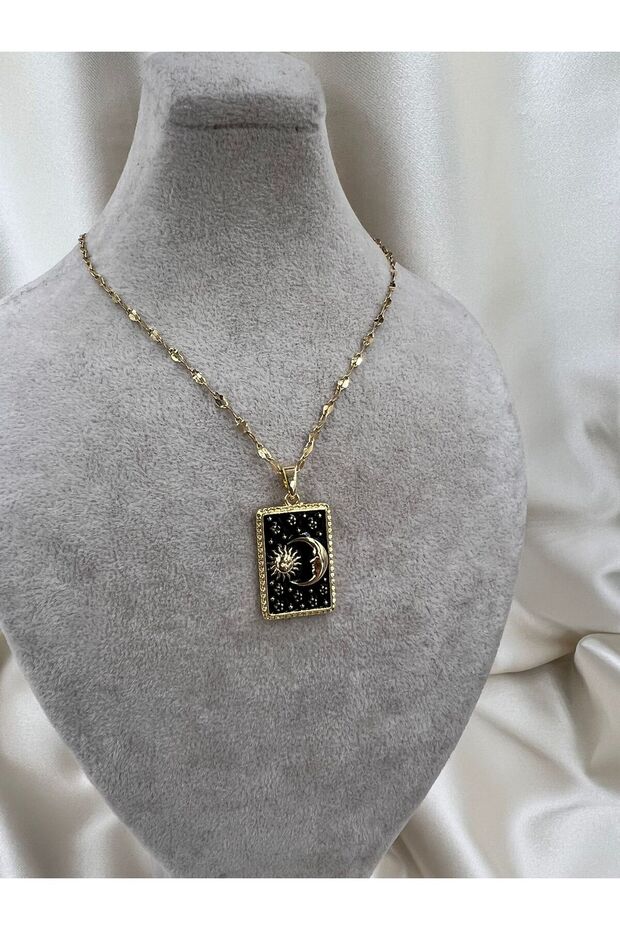 Çelik Tarot Kolye - 1