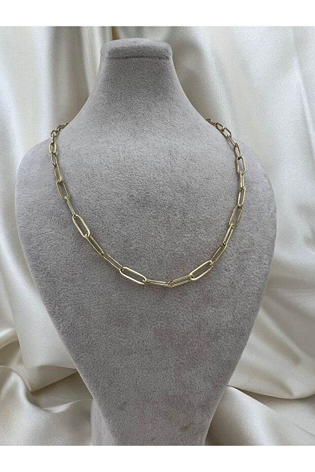 Çelik Ataç Zincir Kolye - 2