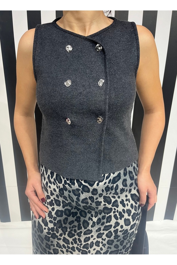 Çelik Örme Yelek - 1