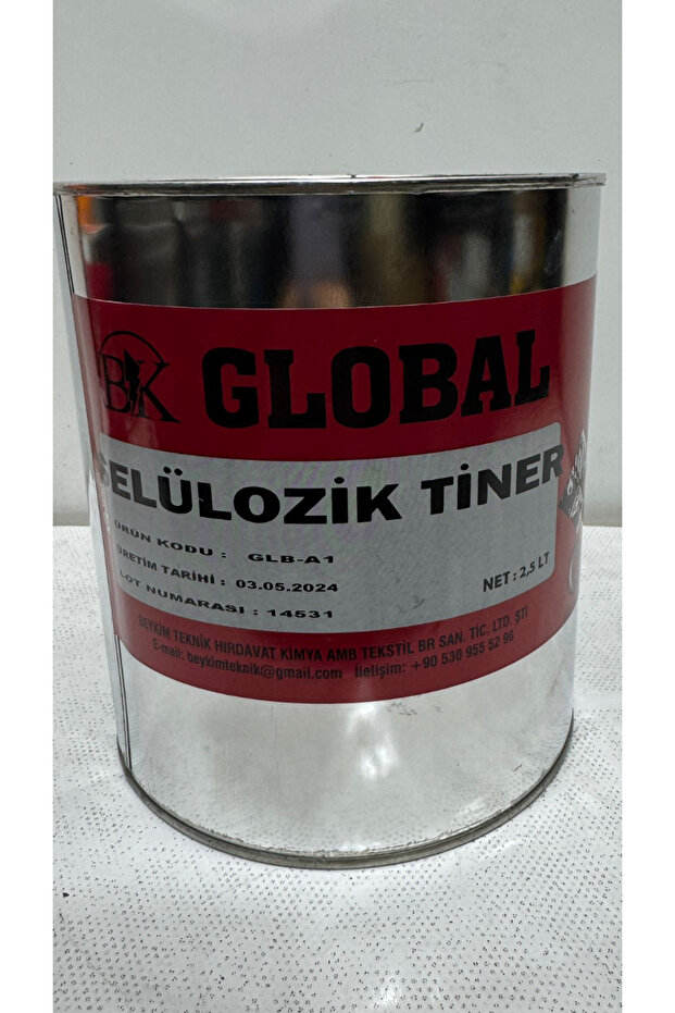 selülozik tiner 2.5 lt - 2