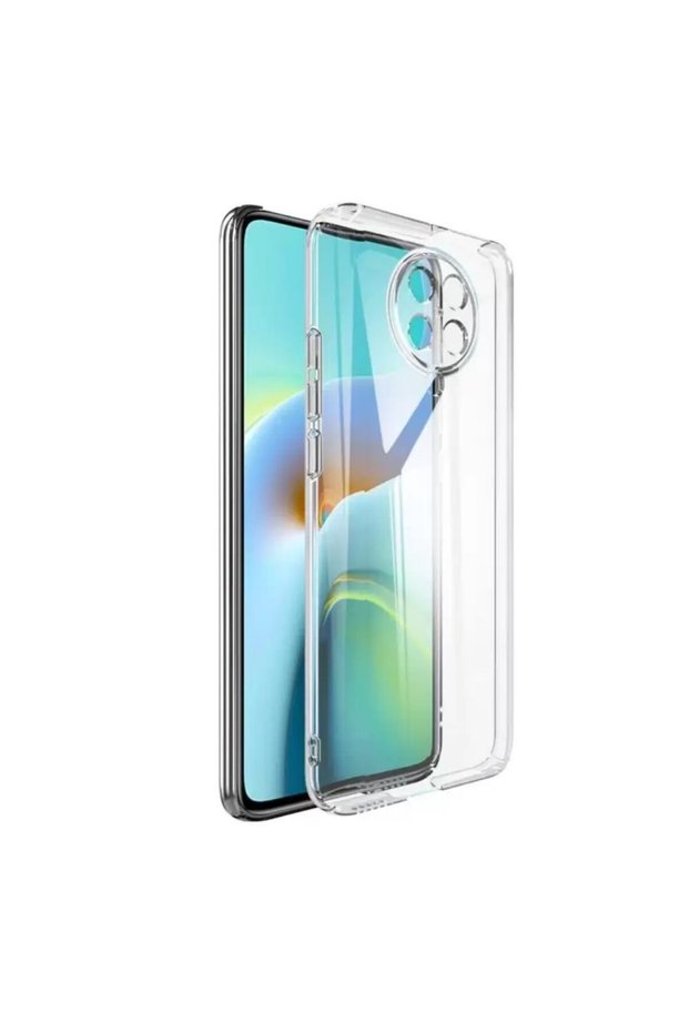 Poco F2 Pro Compatible Transparent Silicone Case - Flexible Full Protection Cover with Camera Protection