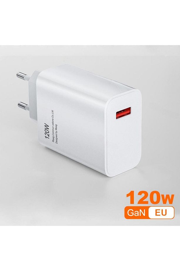 120 Watt Type C Yüksek Hızlı Şarj Aleti USB Başlık + Type C Kablo Tecno Spark 10C Uyumlu - 3