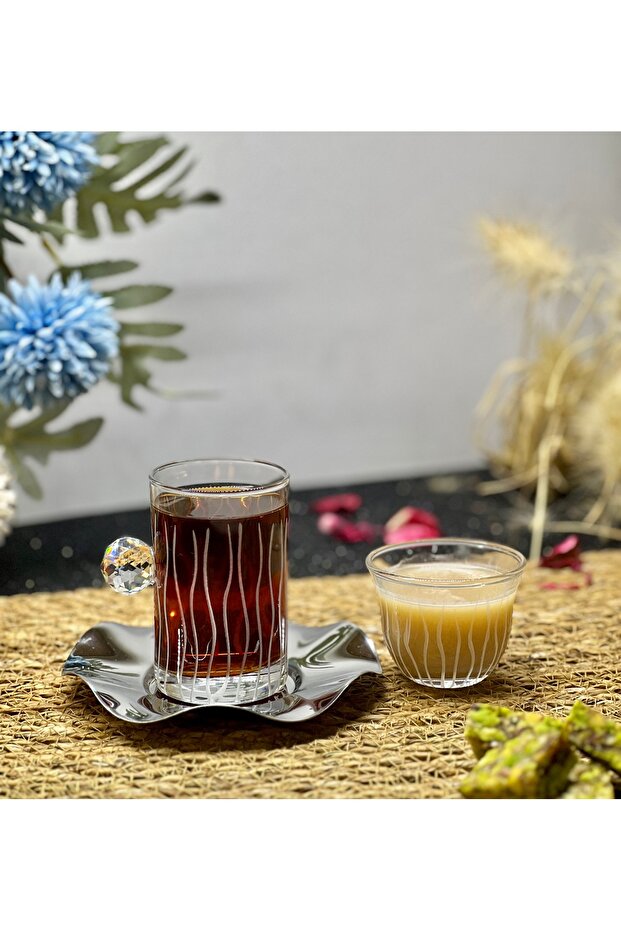 طقم شاي وقهوة مكون من 18 قطعة نيارا هوم
