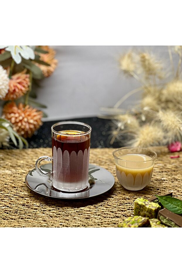 طقم شاي وقهوة مكون من 18 قطعة نيارا هوم