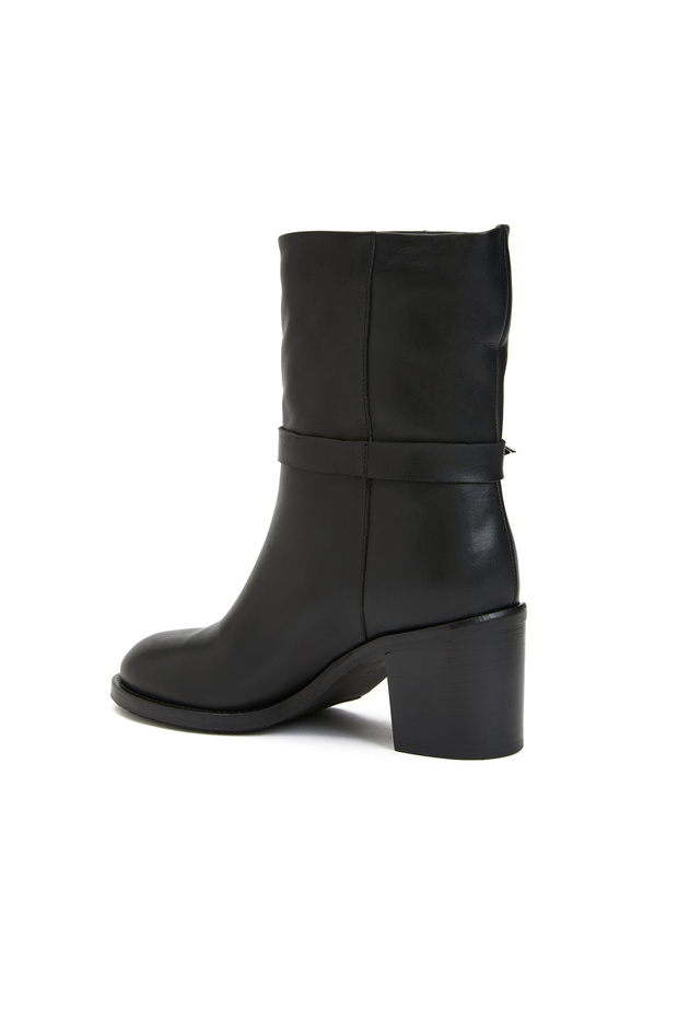 Siyah Kadın Deri Bot - 3