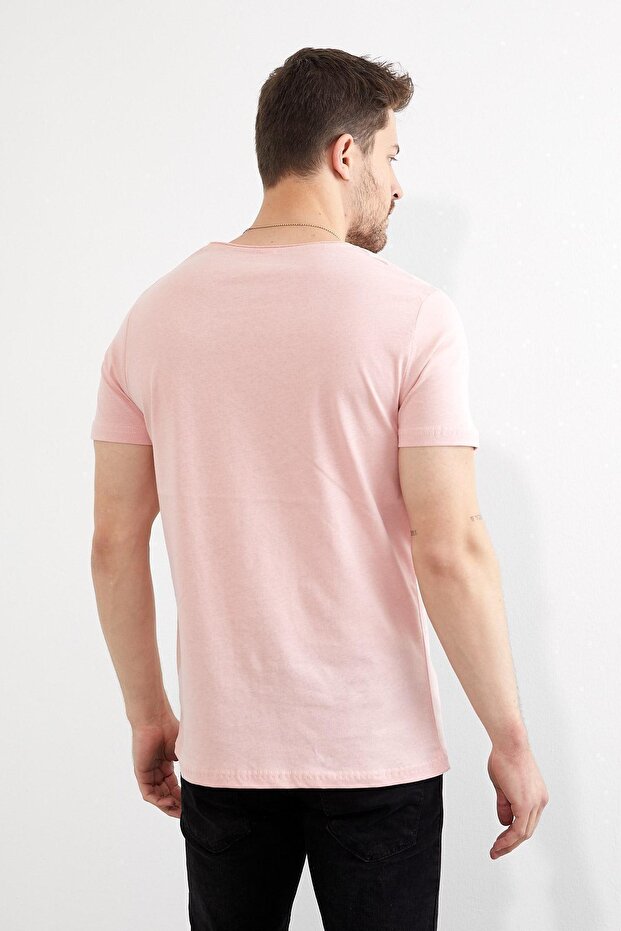 Ανδρικό μπλουζάκι Crew Neck Basic - 4