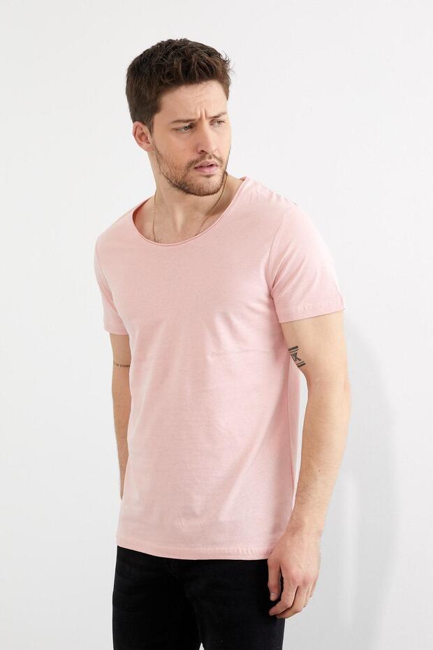 Ανδρικό μπλουζάκι Crew Neck Basic - 3