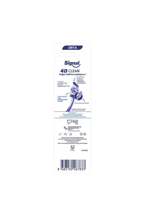 Ultra Clean Expert 4D Clean Diş Fırçası 1+1 Orta - 7